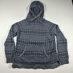 Koto Urban Outfitters Tribal Aztec Hoodie 3d Knit Sweater Mens M 100% Cotton